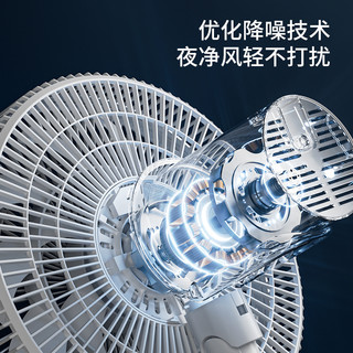 扬子电风扇落地扇家用静音小型台式电扇强力卧室办公室立式摇头扇