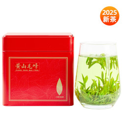绿满堂 2025年新茶 特级 黄山毛峰 100g（送祁门红茶100g）
