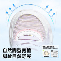 基诺浦（ginoble）学步鞋18个月-5岁男女儿童25年夏季透气机能鞋GW1721淡紫/浅玫粉