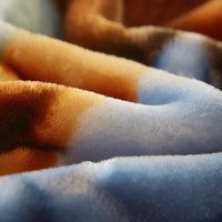 南极人（Nanjiren）毛毯被子冬季加厚拉舍尔绒毯子单人午睡毯办公室沙发盖毯结婚毯 呆呆熊【双层加绒加厚】 200x230cm约8斤