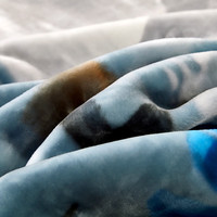 南极人（Nanjiren）毛毯被子冬季加厚拉舍尔绒毯子单人午睡毯办公室沙发盖毯结婚毯 钓鱼熊【双层加绒加厚】 180x220cm约6斤