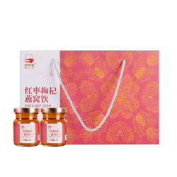 艾亲燕 红枣枸杞燕窝饮 70ml*7瓶 银耳燕窝冰鲜礼盒装