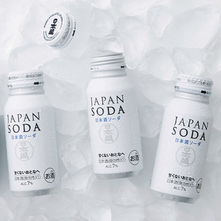 全日空 日本盛JapanSoda气泡清酒苏打女生微醺低度酒180ml*6瓶