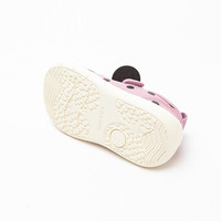 迷你巴拉 MINI BALA 【稳墩墩】男女童婴童帆布学步鞋止滑防摔春季234125135008 粉红60001 24