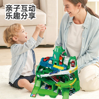 多美卡TOMY小汽车电动轨道套装儿童玩具男孩礼物双线盘旋山道910763