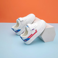 Kappa Kids卡帕24年儿童鞋运动鞋板鞋男童女童幼儿园小白鞋低帮休闲鞋子 米白兰 30