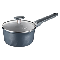 苏泊尔（SUPOR）奶锅天然系列陶晶多用陶瓷覆层内胆不粘汤锅厨房家用磁炉明火通用 - 16cm