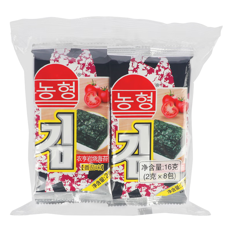 农亨 番茄味岩烧海苔 16g 休闲零食