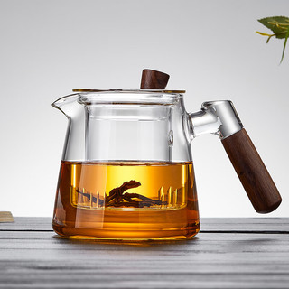 美斯尼加厚玻璃泡茶壶泡茶器带过滤功夫居家用茶具 兮韵壶 650ml