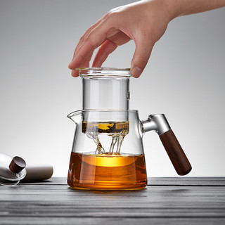 美斯尼加厚玻璃泡茶壶泡茶器带过滤功夫居家用茶具 兮韵壶 650ml