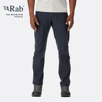 Rab睿坡户外运动登山长裤轻量透气舒适软壳裤休闲裤 QFV-01 暴风蓝TMB 32