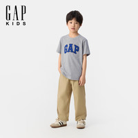 Gap【大小童同款】男女童2025夏季新款吸湿速干短袖T恤儿童装775228