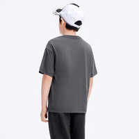 巴拉巴拉儿童童装男童t恤短袖新款夏装大童凉感 茶灰20708 150 cm