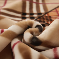 雅鹿拉舍尔毛毯冬季加厚保暖办公室午睡毯家用多功能沙发盖毯子午休毯 简约时尚【多功能 可铺盖】 150*200cm【重约4斤】