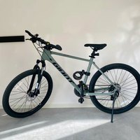 捷安特25款捷安特ATX720铝合金油碟刹26寸24速男女铝合金车架学生山地车 720 S码建议身高163—175cm消光水泥灰 26英寸 21速 26英寸