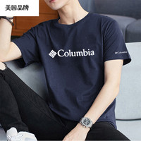 Columbia哥伦比亚男短袖24夏季舒适透气运动短袖户外T恤 XM8549465 XL