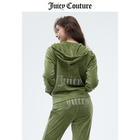 Juicy Couture橘滋套装女春夏多巴胺丝绒美式外套天鹅绒长裤
