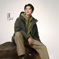 森马 Semir【抗静电】夹克男冬季毛绒宽松连帽款摇粒绒百搭外套
