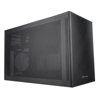 银昕 SG17 支持360水冷 MATX机箱 黑色
