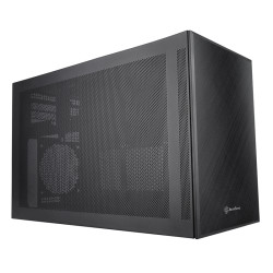 银昕 SG17 支持360水冷 MATX机箱 黑色
