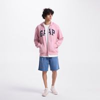 Gap男女装春秋款字母logo美式连帽卫衣装运动外套611720