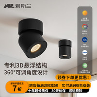 爱斯兰 ISLAN 爱斯兰 射灯 筒灯 7W 黑色 自然光