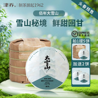 88VIP：津乔 2025年春茶预售普洱茶生茶饼茶古树纯料大雪山头春200g自己喝