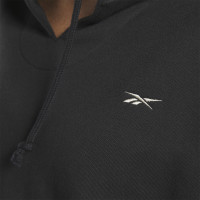 Reebok锐步女子经典黑色立领舒适运动宽松收腰休闲卫衣 XL
