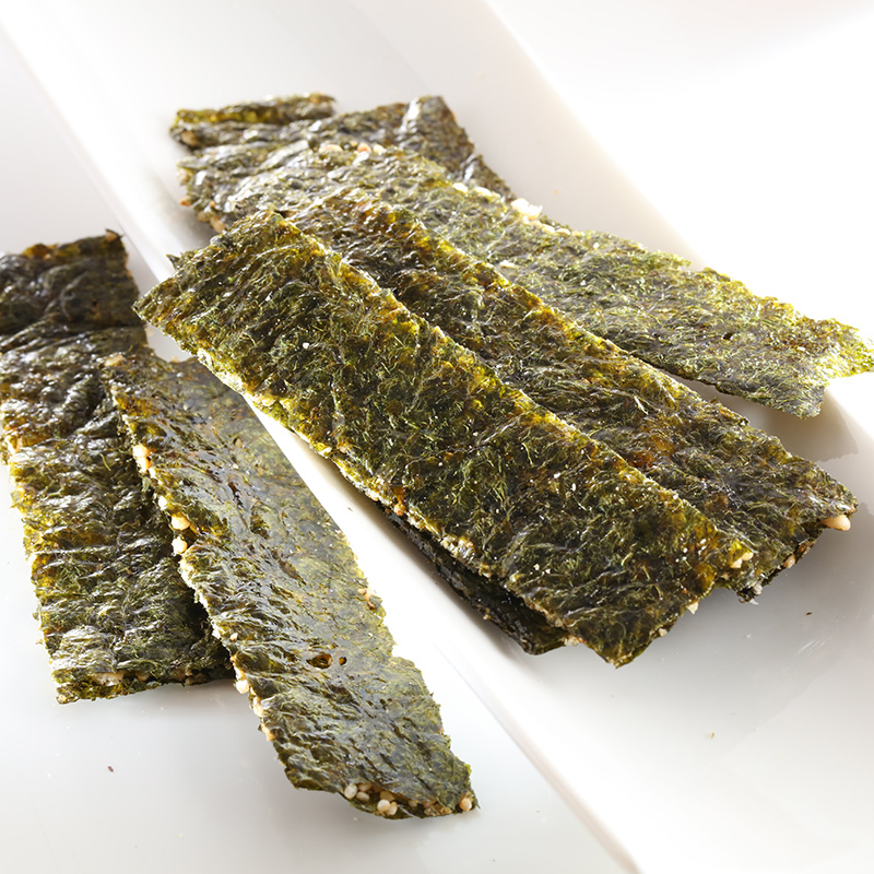 中国香港楼上  韩国玄米紫菜条 小零食夹心海苔30g（集货） 甜味