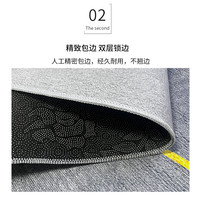 布迪思进门垫吸水防滑入户门地垫玄关门口卧室卫生间脚垫可可裁剪 时代广场 50*80CM【两件装】