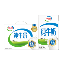 伊利 全脂纯牛奶 250ml*18盒 礼盒装