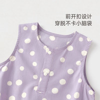 babylove婴儿背心包屁衣夏季纯棉宝宝无袖三角哈衣爬服休闲夏装