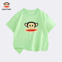 大嘴猴(paul frank)童装短袖上衣2025夏款男女童宽松半袖中大童清新纯棉休闲舒适t恤 435F紫色 130