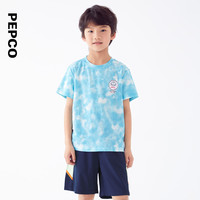 小猪班纳【吸湿速干】小猪班纳童装夏儿童圆领上衣中大童男童短袖T恤男孩