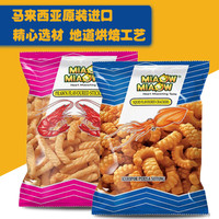 MIAOW MIAOW 妙妙 鱿鱼卷60g+虾条60g 组合包 2袋 120g