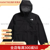北面(The North Face)Terrain Vista 3L Pro 连帽休闲字母长袖夹克外套 男款 黑色 黑色 S