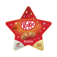 88VIP：雀巢奇巧 KitKat 威化牛奶巧克力12枚星星礼盒节日礼物
