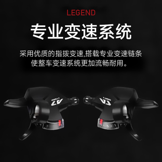 匹克（PEAK）传奇山地自行车成人自行车山地车自行车青少年中单车变速 传奇LEGEND|香槟金|线碟+礼包 24寸|适合150-170cm 27速