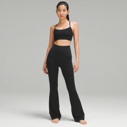 lululemon 丨Groove SmoothCover™ 女士高腰喇叭裤 30"  LW5GE1A 黑色