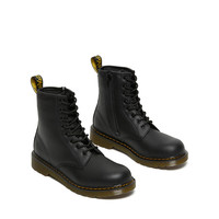 马丁(马汀博士 Dr.Martens)1460 Y英伦女款秋季舒适百搭机车靴软皮黑色马丁靴 黑色 36