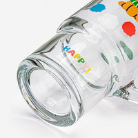 乐唯诗玻璃水杯女生高颜值冰霸杯2025超大容量吸管杯办公室水杯 冰霸吸管杯【田园红】 620ml 1只