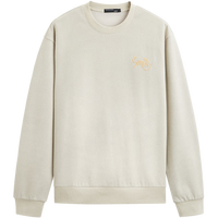 GXG男装 2024年新品秋季GXG字母刺绣休闲宽松卫衣圆领卫衣男