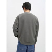 GXG男装 2024年秋季GXG字母刺绣休闲宽松卫衣圆领卫衣男 深灰色 165/S