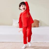 【插画师合作款】迷你巴拉 MINI BALA 男女童宝宝睡衣新年婴幼家居套装