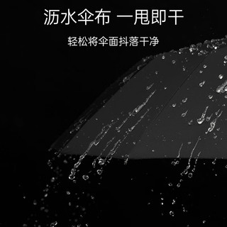 左都（ZUODU）全自动三折雨伞男士便携超大号黑色抗风暴折叠商务晴雨大伞 经典黑【抗风暴+纳米疏水】