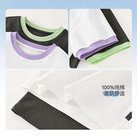 C&A男童t恤短袖2025童装体恤夏装半袖上衣儿童夏季衣服 笑围字K绿蓝 140