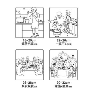 爱妻AICHEN 防爆高压锅 明火压力锅 合金氧化层 家用燃气 加厚 蒸格款5-8人24cm7.5L