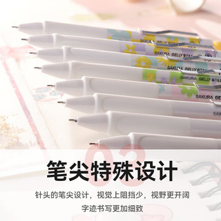 SAKURA/樱花 动彩按动式针头中性笔 0.5mm
