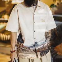 马登 工装 纪念碑谷短袖衬衫TH2501289