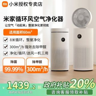 小米 Xiaomi 米家循环风空气净化器强效除甲醛除异味净化